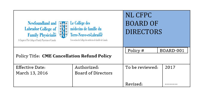 NL CFPC Board